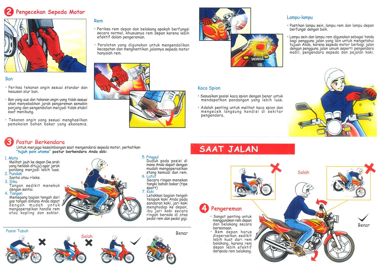 Agar Tetap Sehat Aman Santun Saat Berkendara Motor