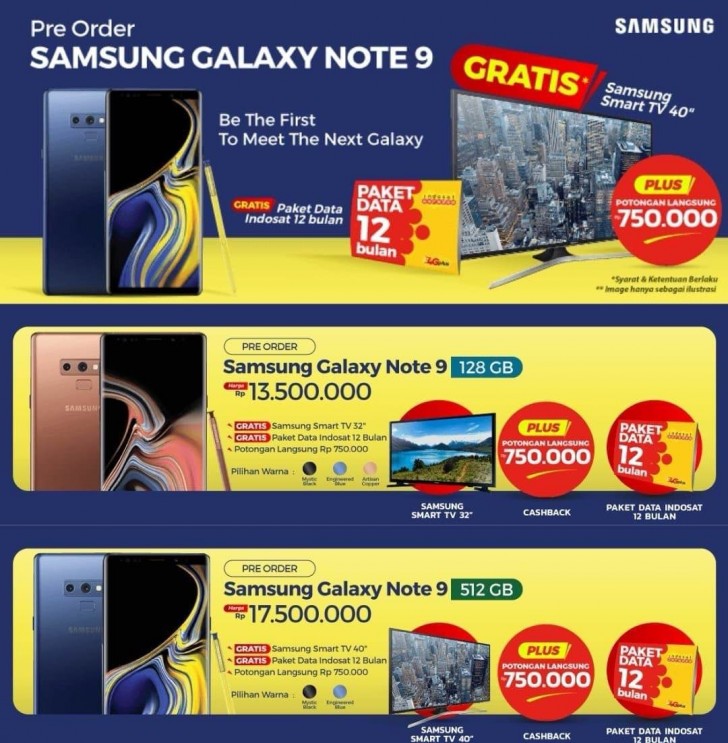 Harga Jual Samsung Galaxy Note 9 Di Indonesia