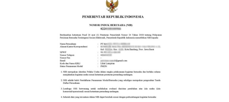 √ Cara Mendapatkan NIB (Nomor Induk Berusaha) & Syaratnya