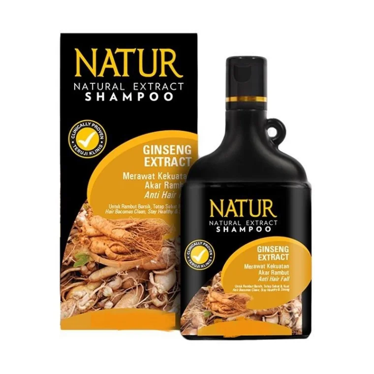 Natur Natural Extract Shampo with Ginseng Extract