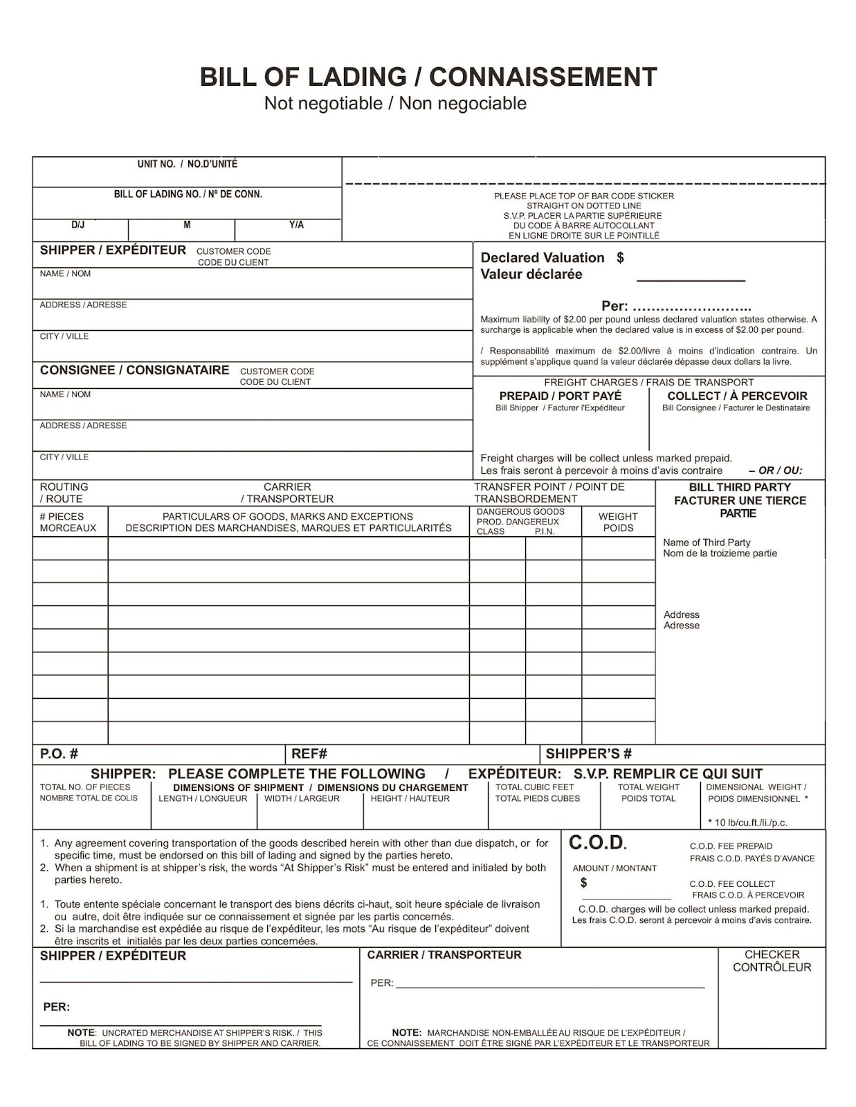 Pengertian Bill Of Lading Fungsi Dan Jenisnya