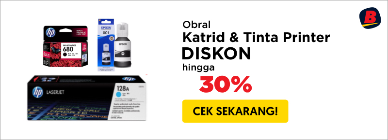 Banner Ads Promo Tinta Diskon Hingga 30%