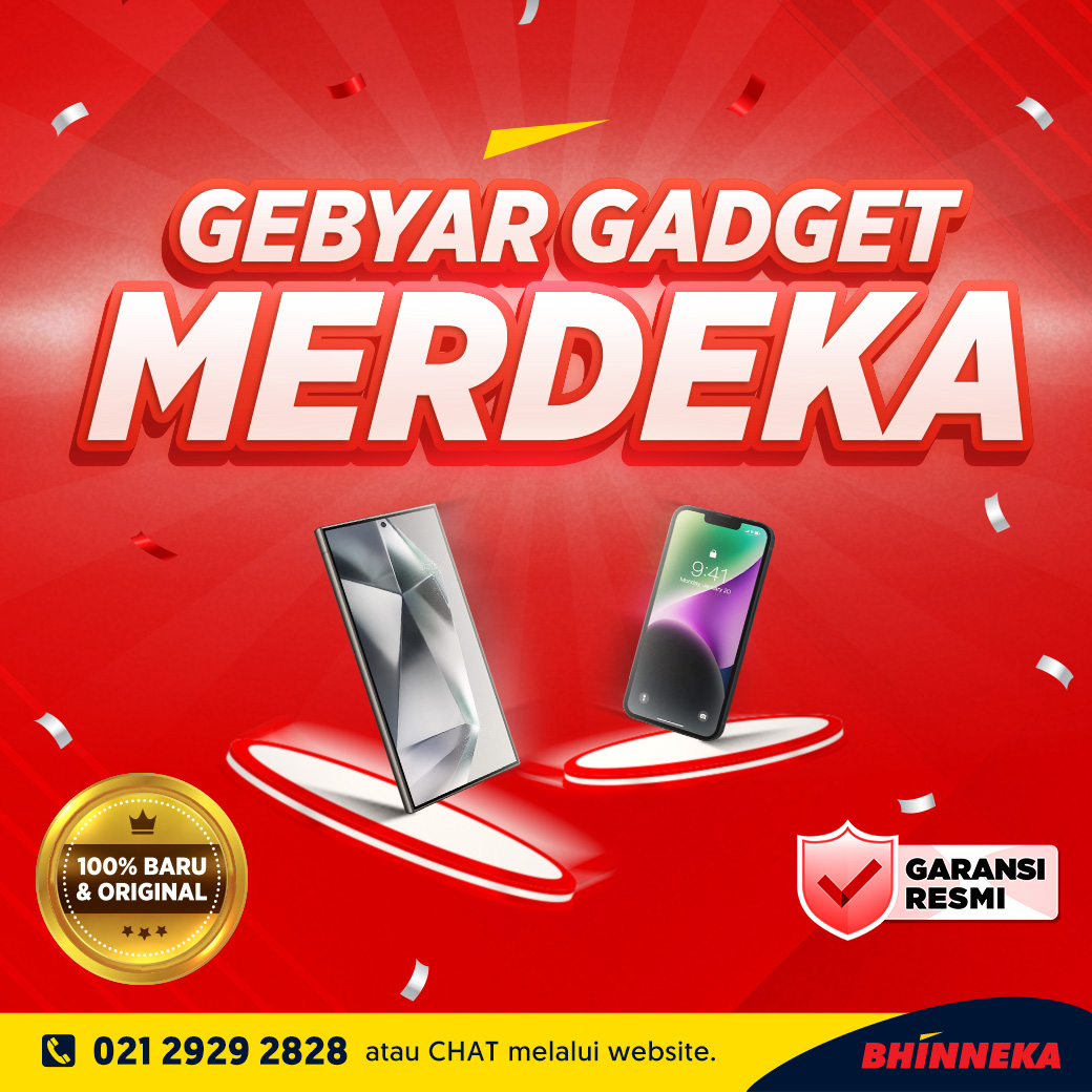 Promo Gadget Merdeka Bhinneka. Smartphone Murah Diskon up to Rp 7 Juta