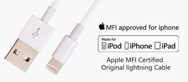 Kabel Aksesoris Apple Bersertifikat MFi